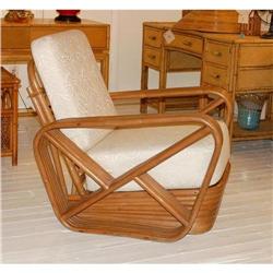 Godfather styled rattan lounge chair (retro) #1238019