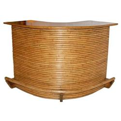 Rattan Bar (outdoor midcentury modern) #1238032