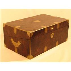 Birdseye and Brass Bound Travel Case #1238070
