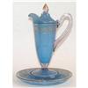 Image 1 : Cambridge Blue Elegant Glass Syrup Pitcher #1238135