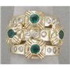 Image 1 : 14K emerald stacking rings #1238270