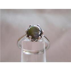 14K cat's eye chrysoberyl ring #1238271