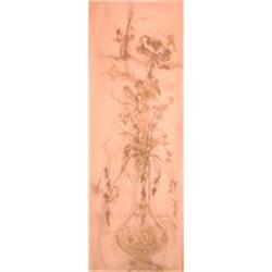 Eastern Blossom  Litho by Edna Hibel #1238279