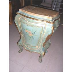 VENETIAN STYLE ITALIAN CHEST LAQUER GOLD #1238298