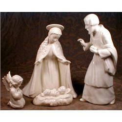 HUMMEL Holy Family 214 Full BEE  4 pcs WHITE #1238310
