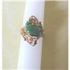 Image 1 : 1940's JADE & 14K DRAGON RING #1238341
