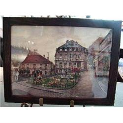 Walter Kuphal "Berneck" Watercolor c.1915 #1238365