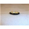 Image 1 : Authentic 18K YG Hidalgo Black Enamel Ring Band#1238366