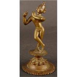 Indian Antique Bronze Krishna Sculpture #1238402