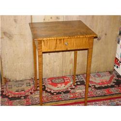 TIGER MAPLE I DRAW SIDE TABLE #1238484