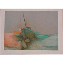 Claude Gaveau, Low Tide,  Lithograph #1238518