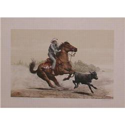Mel Hunter, Quarter Horse,  Signed Litho #1238522