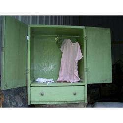 Painted Ohio Primative Childs Wardrobe Doll #1238541