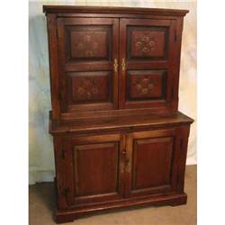 Painted Pine 2 piece cupboard #1265052