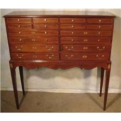 Englsh Inlaid Nest of Drawers on Stand #1265056