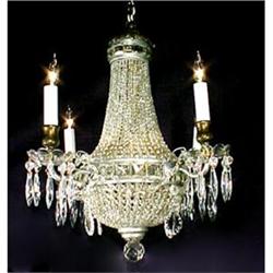 Antique Miniature Classical Crystal Chandelier #1265436