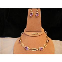 Fantastic Art Deco Amethyst and 14Kt Yellow #1265511