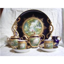 Hand-painted 19th century Tea-set #1265540