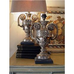 PAIR 19th C. Italian ALTAR URN Lamps #1265614