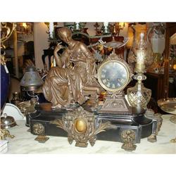 French Mantle Napoleon III Clock  #1265623