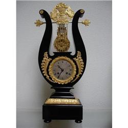 A French Lyre Clock  #1265928