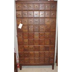 C. 1910 Large Quarter Sawn Oak Card Catalogue #1265930