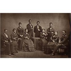 C. 1872 Photograph  of the Fisk Jubilee Singers#1265940