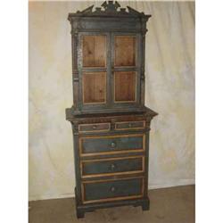 Painted Pine 2 piece cupboard #1291863