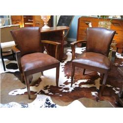 Pair of 1940s French Bridge Armchairs #1291890