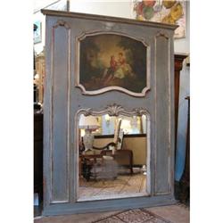 19th Century Walnut Trumeau #1291893