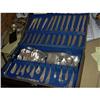 Image 1 : 104 Pc Sterling Silverware Service W/Case #1291919
