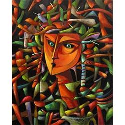 "Space Sphynx" magnificent Avant-Gardism oil #1291996