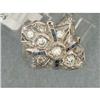 Image 1 : Vintage Diamond & Sapphire Platinum Dinner Ring#1292032