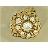 Image 1 : Vintage 1.00ct OEC Dia 14k Enamel Y Gold Ring #1292049