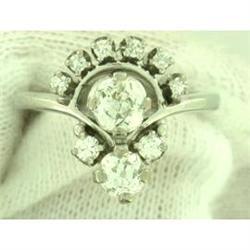 Vintage Jabel 1.11tcw OMC Diamond 18k Gold Ring#1292131