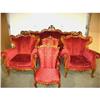 Image 1 : Exquisite 5pc French Parlor Sofa Set W/Detail #1292146