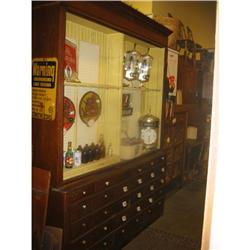 1880's Apothecary Cabinet--30 Drawers Plus #1292196