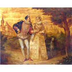 Eduardo TORASSA Oil painting, "The meeting" #1292243