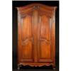 Image 1 : 18th C. French Mahogany Armoire de Mariage #1292276