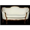 Image 1 : 19th C. Louis XV St walnut loveseat #1292281