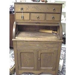 Solid Oak Dough Cabinet #1292284