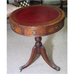 Regency Mahogany Drum Table #1292299