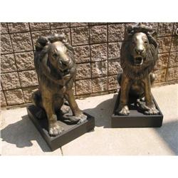 Bronze Lions Pair #1292305