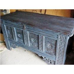 18th. C. Dutch Oak Coffer #1292308