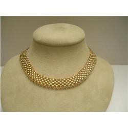 15 Ct. Victorian English Basketweave Necklace #1292330