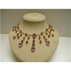 Fabulous 18 Ct. Brazilian Amethysts necklace #1292333