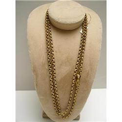 Georgian Base Metal loop hand necklace #1292343