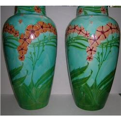 Pair of Minton English China Secessionist Vases#1292372