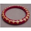 Image 1 : Bakelite Vintage Red dot Injected Bangle #1292376