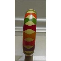 Bakelite Vintage Multicolor bow tie bracelet #1292377